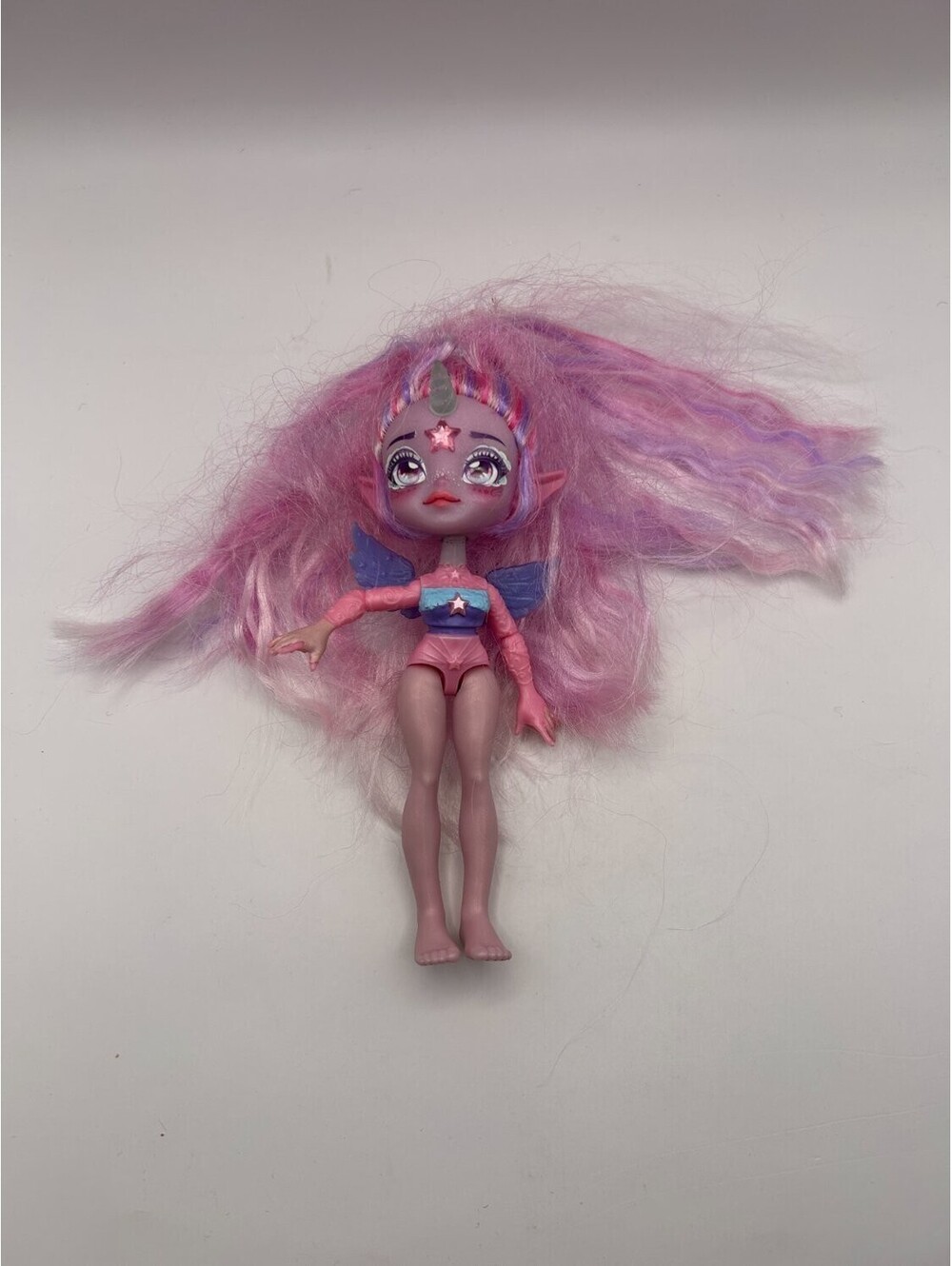 Moose Toys Magic Mixies Pixlings Unia The Unicorn Doll Pink Purple Hair Figure